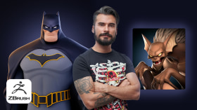 Designing and Modeling Comic Book Characters with ZBrush. 3D, and Animation course by Danu Navarro