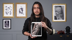 Introduction to Blackwork Tattoo Illustration. Illustration course by Mazvtier
