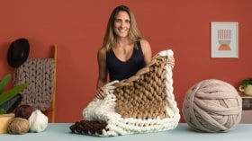Tejido XXL: El arte de tejer en gran formato. Un curso de Craft de Florencia Molina Kovalchuk