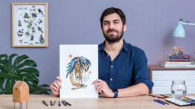 Illustrating Mythological Characters. Illustration course by Alfredo Cáceres