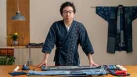 Introdução ao bordado japonês sashiko. Curso de Craft por Atsushi Futatsuya