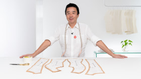 Basics of Constructing Patterns on a Body. Fashion, and Craft course by Jum Nakao