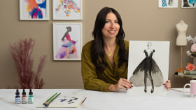 Watercolor Fashion Illustration: Silhouette, Color and Flow. Illustration, and Fashion course by Jessica Durrant