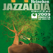 JAZZALDIA 09. Design, Traditional illustration, and Advertising project by Javier Moral - 08.20.2009