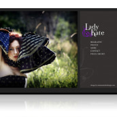 LADY KATE WEBSITE. Design, Publicidade, e Música projeto de oscar abizanda - 27.01.2010