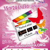 Concepto Gráfico - Festival Internacional de Cine Gay y Lésbico de Canarias 2010. Design, Film, Video, and TV project by tad zius - 02.19.2010