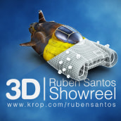 Digital art Showreeel. Traditional illustration, Motion Graphics, and 3D project by santosdelacalle@gmail.com - 02.23.2010
