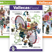 Vallecas: Fiesta, Deporte, Cultura. Design, Ilustração tradicional, e Fotografia projeto de Luigi Pop - 26.03.2010