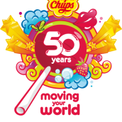 Logo Chupa Chups 50 Aniversario. Design projeto de Jose Luengo Diez - 08.06.2010