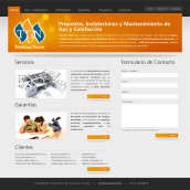 Tresgas Norte Web. Design project by Diego Moreno - 09.14.2010