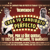 Candidato perfecto. Design, Traditional illustration, and Advertising project by Amador Pastor Campos - 09.23.2010