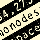 Monodespaced. Un proyecto de Diseño de Heriberto Noguera García - 05.10.2010