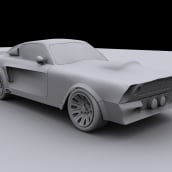 Ford Mustang GT 500 Eleanor. 3D project by Felipe Cambas Cancelo - 10.06.2010