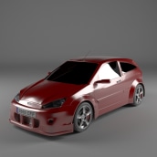 Ford Focus TDCI. 3D project by Felipe Cambas Cancelo - 10.05.2010