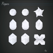 Paper icons. Un progetto di Design e Illustrazione tradizionale di Laura Serra - 25.11.2010
