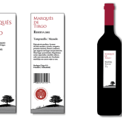 Etiqueta de vino. Design projeto de Rafa Linares Garcia - 21.12.2010