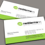 Logotipo Neddermann. Design project by Marc Borràs Gallardo - 01.12.2011