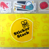 Sticker Stack. Ilustração tradicional projeto de Maia Francisco - 09.02.2011