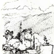 Sketches. Ilustração tradicional projeto de Carajillo - 06.02.2011