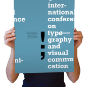 Typography Conference Poster. Design project by Chó García - 02.08.2011