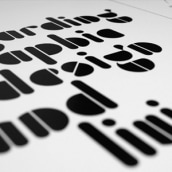 Typography Modrounded. Design project by Chó García - 02.08.2011