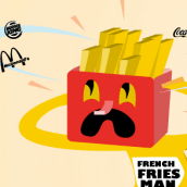 The french fries man. Un proyecto de Ilustración tradicional de Alejandro Di Trolio - 27.02.2011