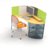 The Office. Design, and 3D project by Lorenzo Pieratti - 03.04.2011