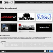 Nuevo Caracool.net. Design, Programação , e UX / UI projeto de Caracool - 12.03.2011