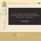 Web corporativa Los Eventos de Nana. Un proyecto de Programación de Joaquín Palazón Villena - 18.03.2011