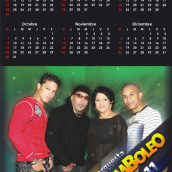 Calendario promocional orquesta Bamboleo 2 (tiro y retiro).  projeto de Eduardo A. González - 11.04.2011