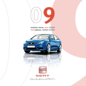 Informe Anual Seat 2009. Design, and Advertising project by Eric Torralba - 04.28.2011