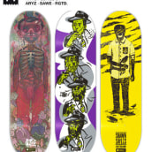 Herokid Skateboards. Design, Traditional illustration, Programming, Photograph, and 3D project by SCAR Studio - 06.27.2011