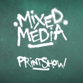 Mixed Media Print show. Design, e Motion Graphics projeto de SCAR Studio - 27.06.2011