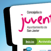 Página web Juventud San Javier. Design, Ilustração tradicional, Publicidade, Programação , UX / UI e Informática projeto de Julien Bonomo - 22.09.2011