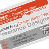 Tarjetas de presentación Ein Projekt aus dem Bereich Design von Marcel Reig Ibarra - 29.09.2011