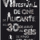 VII Festival de cine Alicante. Traditional illustration project by Claudia - 10.17.2011