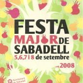 Fiesta Mayor de Sabadell Cartel. Un proyecto de Diseño y Publicidad de Annia Bandrés Tejada - 11.01.2012