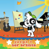 Discovery Kids: Juega  ser Artista. Ilustração tradicional, Motion Graphics, Programação , e UX / UI projeto de Gerardo Borges - 20.01.2012