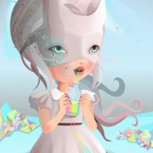 Ice Sugar. Un proyecto de Ilustración tradicional de Arwassa - 27.01.2012