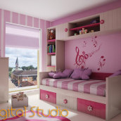 Interiores 3d - Dormitorios. Un proyecto de Diseño, Publicidad y 3D de Jorge - 16.04.2012