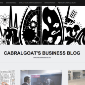 cabralgoat business blog. Design, Advertising, and UX / UI project by Maria Gabriela Cabral - 04.21.2012
