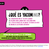 Yacoming. Un proyecto de Diseño, Publicidad y UX / UI de José Ignacio Forteza Ramos - 31.07.2012