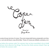 carpe diem (illustrations)–Ruby Star, Issue 2. Ilustração tradicional projeto de jorge a arias montero - 26.08.2012