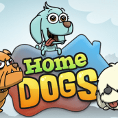 HomeDogs. Design, and Traditional illustration project by dinou.cat - 10.08.2012