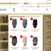 Tienda online moda outlet. Un proyecto de Diseño, Programación y UX / UI de Toni - 22.10.2012