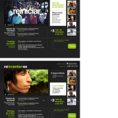 Web programa Reinventar-se TV3. Design, Advertising & IT project by Conxita Balcells - 11.20.2012