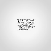 V Festival de Música de Cambra. Design, and Advertising project by Albert Balagueró - 01.29.2013