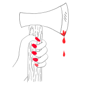 Muerte a los hombres malos. Illustration project by Caroline Selmes - 02.04.2013