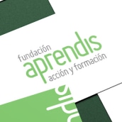 Manual de Identidad Corporativa Fundación Aprendis. Design, Advertising, and UX / UI project by Víctor Rodrigo Ruiz - 03.23.2013