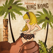 Seduciendo a King Kong. Traditional illustration project by Un 6 y un 4 - Diseño con Ñ -- diseño con Ñ - 03.31.2013